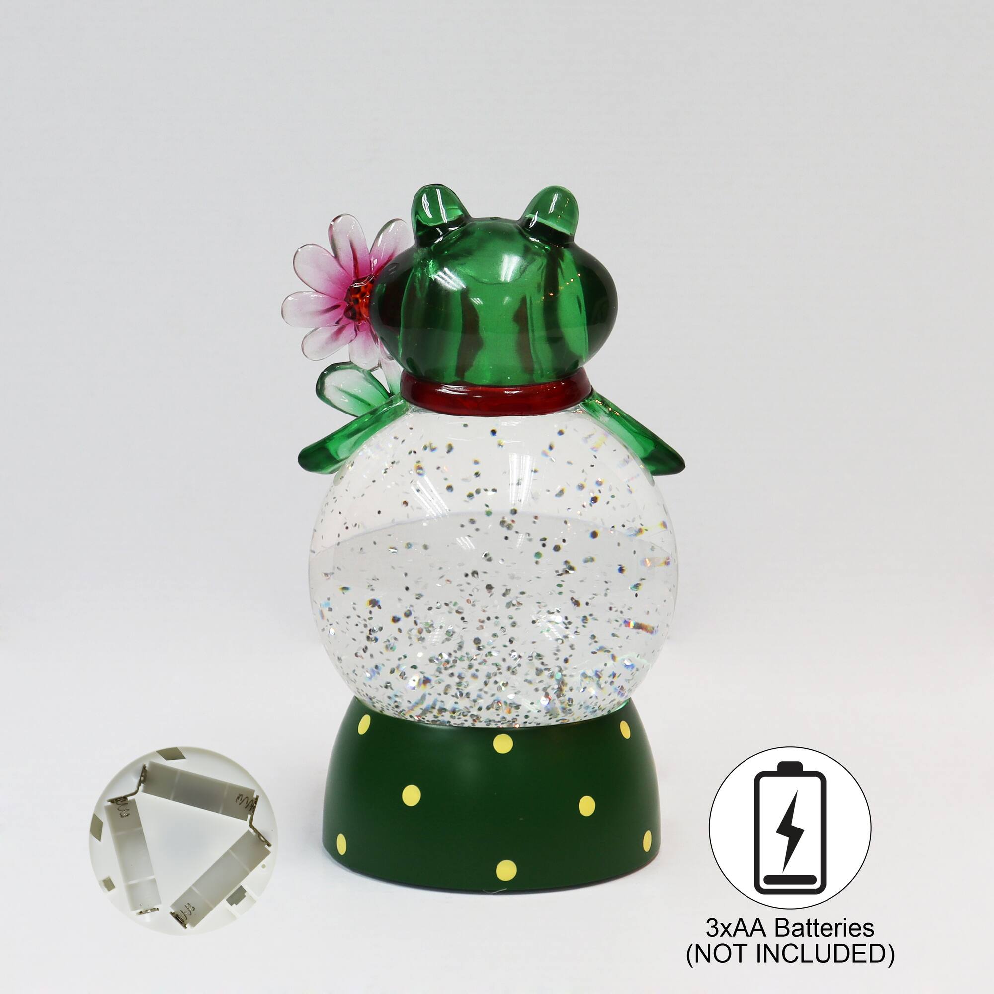 Moments in Time 8.6" Acrylic Frog Lantern Décor